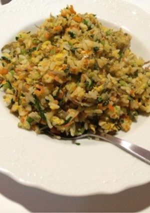 小松菜とじゃこのチャーハン-レシピのメイン写真