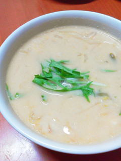 キムチ豆乳スープ-レシピのメイン写真