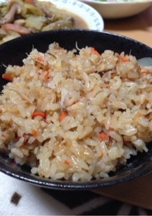 おこわ風炊き込みご飯♪ベビーホタテ-レシピのメイン写真