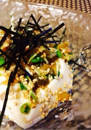 【5分】居酒屋風♫ザーサイおつまみ豆腐-レシピのメイン写真