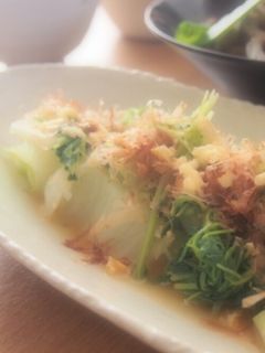 *白菜と豆苗のマヨポン酢和え*-レシピのメイン写真