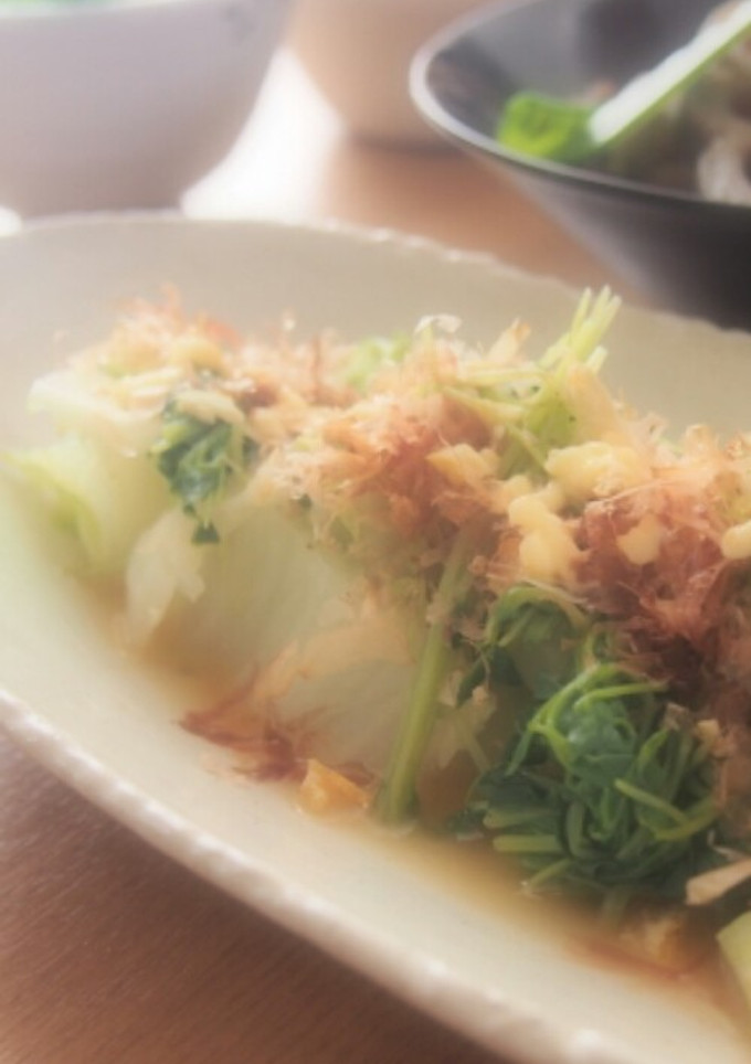 *白菜と豆苗のマヨポン酢和え*-レシピのメイン写真