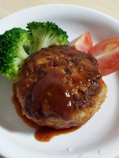 簡単、激短、チキン野菜バーグ♡-レシピのメイン写真