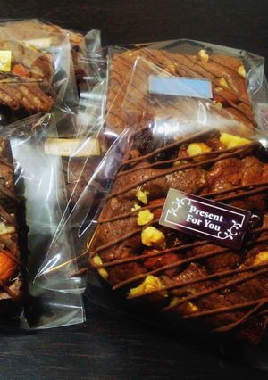 チョコたっぷり贅沢ブラウニー(*^^)-レシピのメイン写真