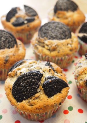 オレオでかわいいチョコクッキーマフィン-レシピのメイン写真