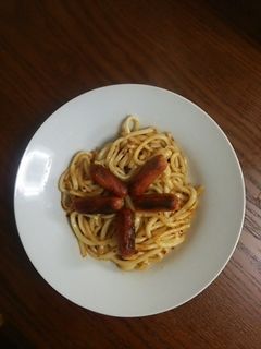 残り物で作った焼うどん-レシピのメイン写真
