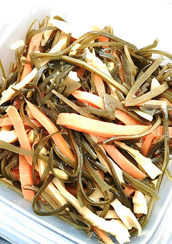 干したけのこと刻み昆布炒め-レシピのメイン写真