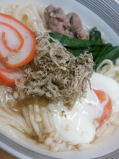 プチっと鍋でキムチうどんスープ♪-レシピのメイン写真