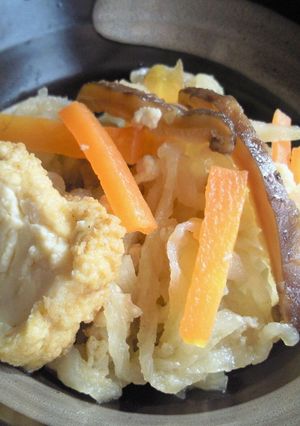 切り干し大根煮♪調味料にポイントです-レシピのメイン写真