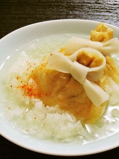 鬼おろしで☆変わり餅きんちゃくのみぞれ煮-レシピのメイン写真