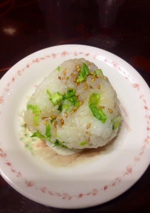 大根葉炒飯おにぎり-レシピのメイン写真