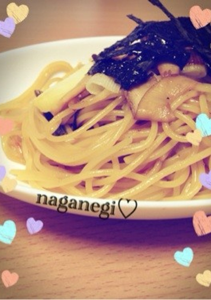 長ネギとキノコの和風パスタ♡-レシピのメイン写真