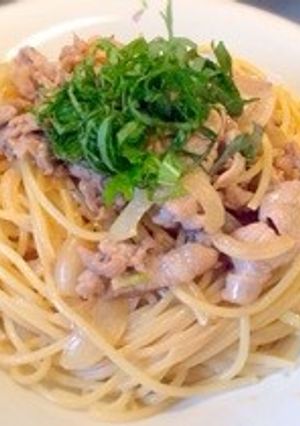 簡単パスタ★焼肉のタレdeトンスパ-レシピのメイン写真