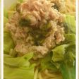 ツナとキャベツのパスタ~バジルソース~