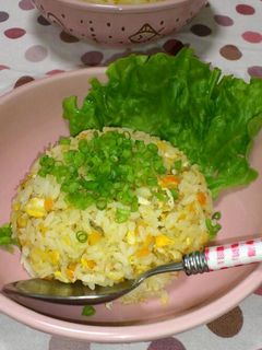 簡単!じゃこの梅昆布茶チャーハン♪-レシピのメイン写真
