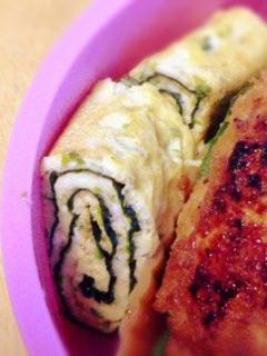 お弁当・くるくる海苔のり卵焼き-レシピのメイン写真