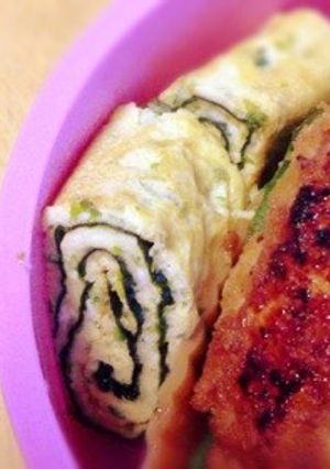 お弁当・くるくる海苔のり卵焼き-レシピのメイン写真