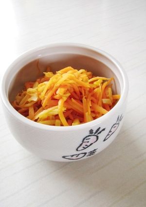 人参と生姜のポン酢炒め-レシピのメイン写真