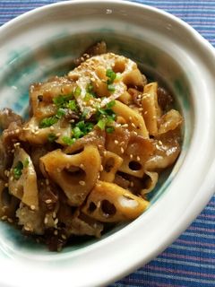 ☆豚バラれんこん☆-レシピのメイン写真