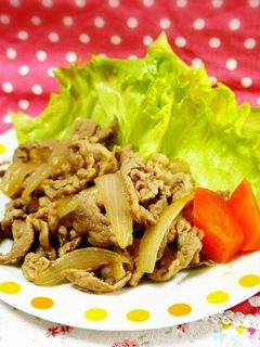 簡単♪子供も食べられる豚の生姜焼き-レシピのメイン写真