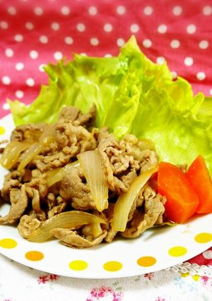 簡単♪子供も食べられる豚の生姜焼き-レシピのメイン写真