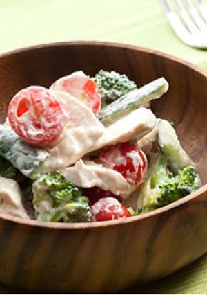 たたききゅうりと鶏肉のヨーグルトサラダ-レシピのメイン写真