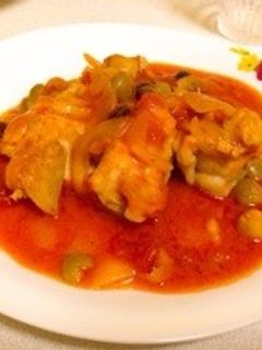 【覚書】鶏もも肉のトマトソース煮-レシピのメイン写真