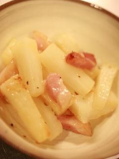 長いもベーコン炒め-レシピのメイン写真