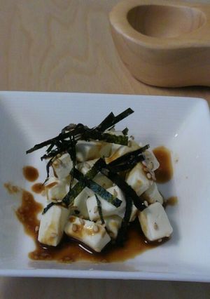 おつまみに♪クリームチーズのごまわさ醤油-レシピのメイン写真
