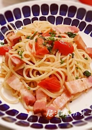 ベーコンとフレッシュトマトのパスタ-レシピのメイン写真