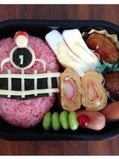 キャラ弁*トッキュウジャー 1号*-レシピのメイン写真