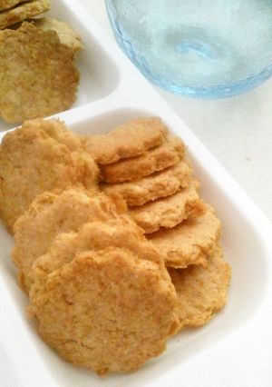 材料４つ★生おからの簡単きな粉クッキー-レシピのメイン写真