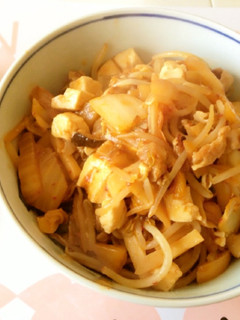 豚キムチどうふ-レシピのメイン写真