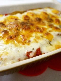 ナスとトマト缶で☆シンプルチーズ焼き-レシピのメイン写真