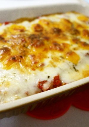 ナスとトマト缶で☆シンプルチーズ焼き-レシピのメイン写真