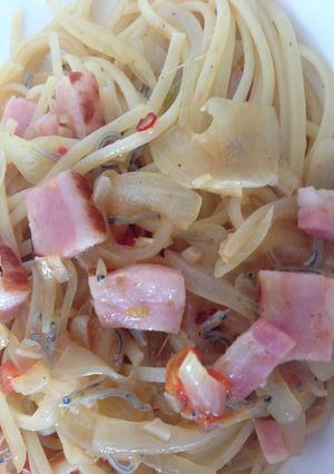 じゃことベーコンの旨みスパゲティ-レシピのメイン写真