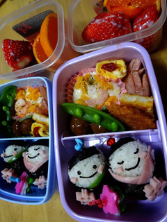 ひなまつり お弁当-レシピのメイン写真