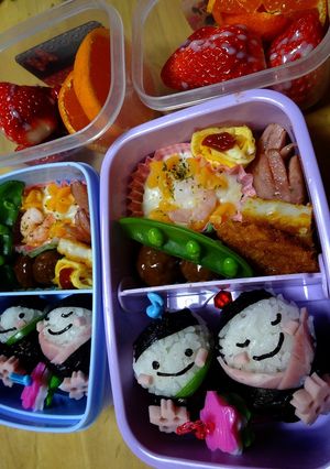 ひなまつり お弁当-レシピのメイン写真