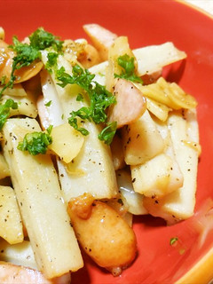 レンコンのガーリックバター炒め どすぇ-レシピのメイン写真