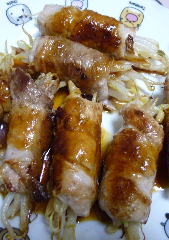 簡単　肉巻もやし-レシピのメイン写真