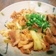 旨辛☆鶏皮のコチュジャン炒め