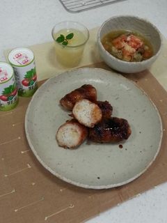 夜食でジャストミート!肉巻きおにぎり-レシピのメイン写真