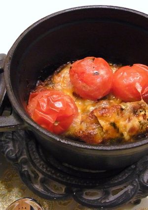 オイルサーデンのトマトチーズ焼き☆-レシピのメイン写真