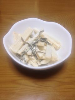 昆布の佃煮+大根で簡単サラダ-レシピのメイン写真