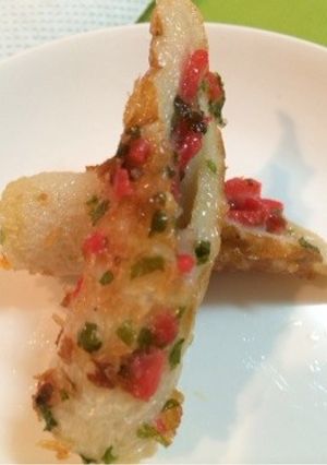 ★簡単★紅生姜in竹輪磯辺揚げ（≧∇≦）-レシピのメイン写真