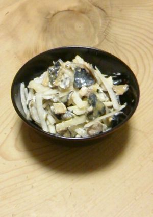 鰆の皮の酢味噌あえ-レシピのメイン写真