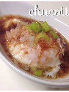 簡単♡温泉たまごでおつまみ♪-レシピのメイン写真