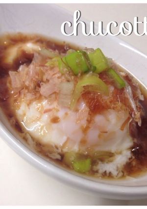 簡単♡温泉たまごでおつまみ♪-レシピのメイン写真
