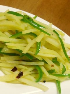 じゃがいもピーマン炒め-レシピのメイン写真