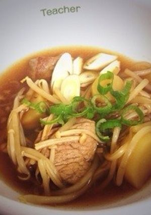 豚バラ肉とじゃがいもの煮物-レシピのメイン写真
